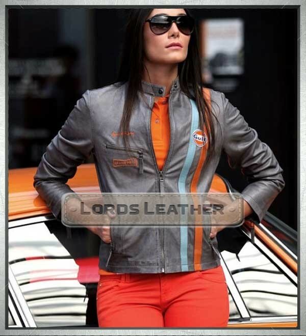 Ladies formula 1 jacket Movie Leather Jacket
