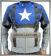 blue gray captain jacket