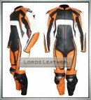 KTM Brno Metal Slider Men Motorcycle Leather Suit